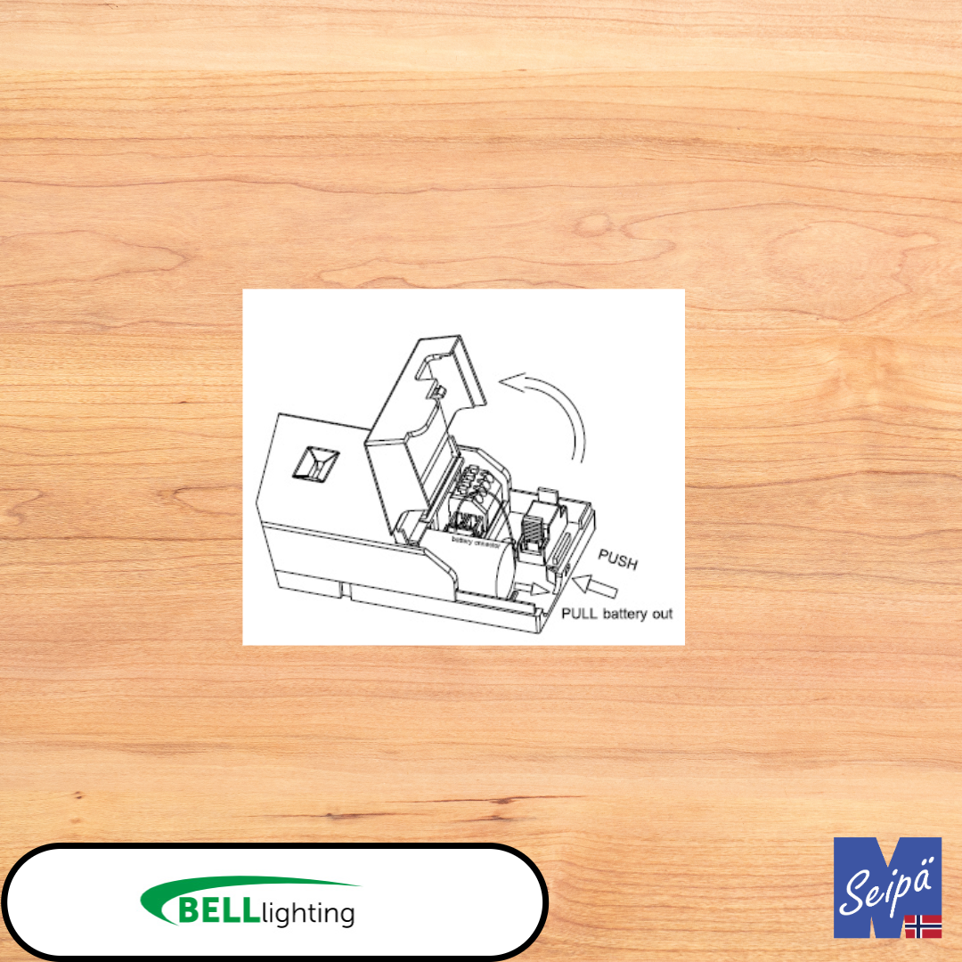 BELL Nødlys-kit for FIRESTAY DL & ARIEL Converter 2,5W m/selvtest Art.nr. 08742V2