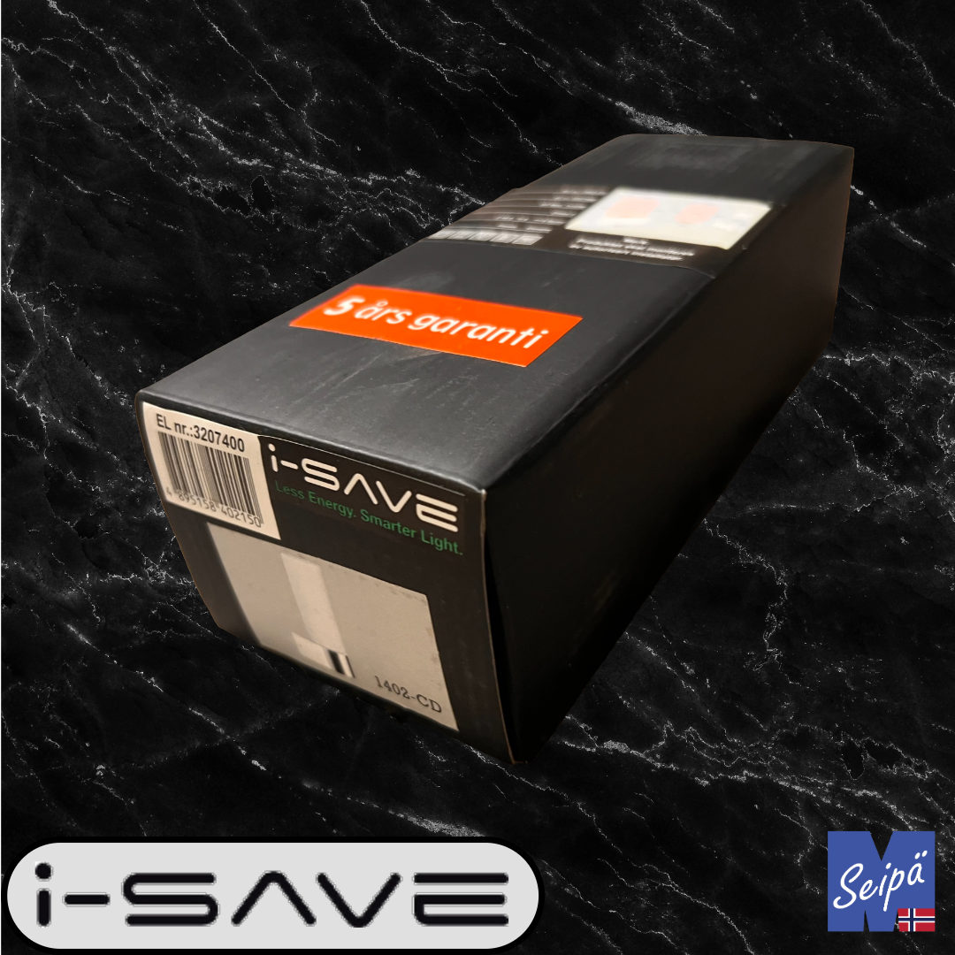 I-SAVE CYLINDER IP44 krom / opal 1xG9 maks 33W 1402-CD