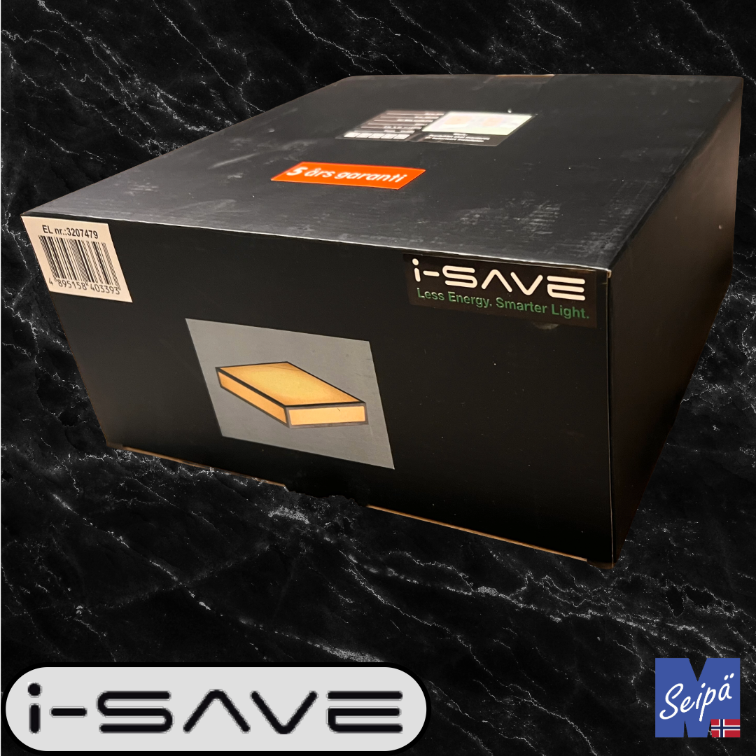 I-SAVE BASE EDGE IP44 krom / akryl 1xE27 maks 1x33W 3111