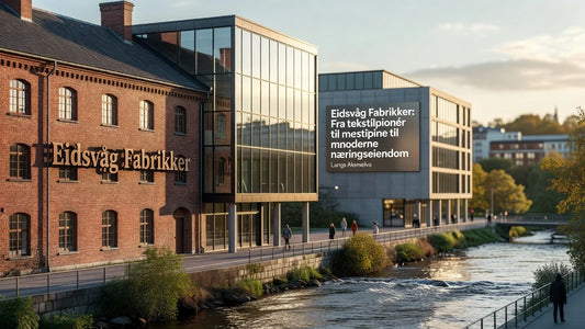 Professional header image for industry analysis: Eidsvåg Fabrikker: Fra tekstilpionér til moderne næringse...