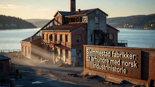 Professional header image for industry analysis: Slemmestad fabrikker: Et århundre med norsk industrihistorie