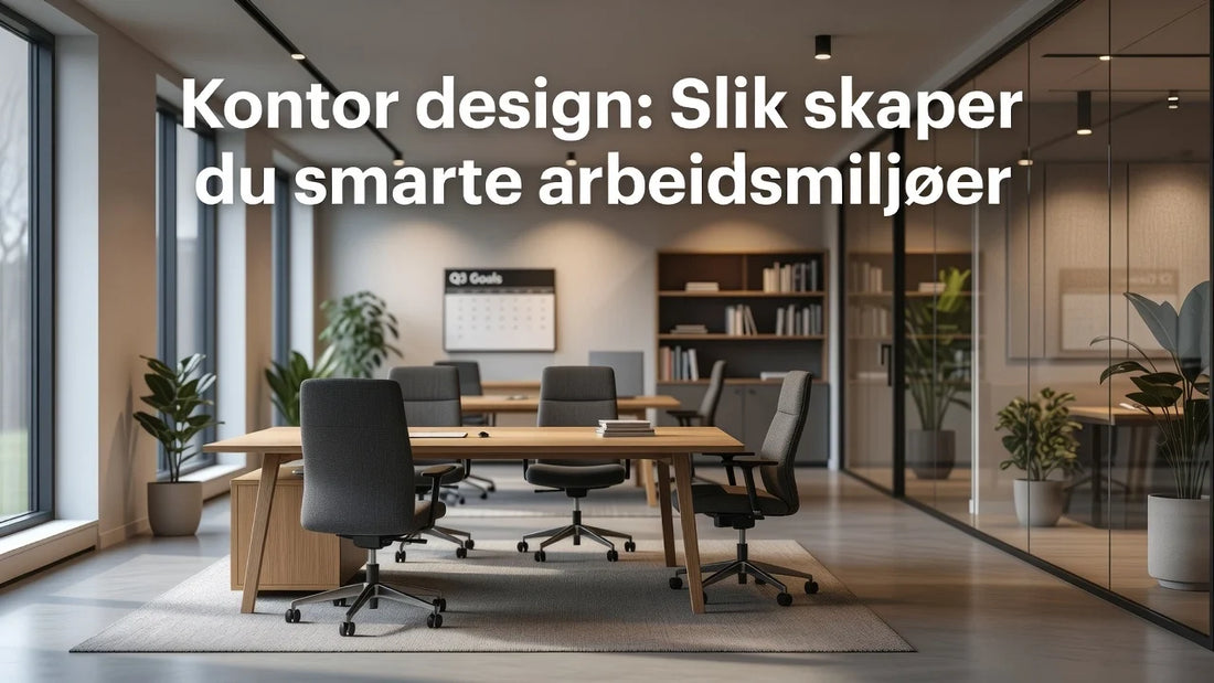 Professional header image for list-based article: Kontor design: Slik skaper du smarte arbeidsmiljøer