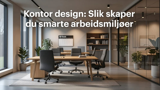 Professional header image for list-based article: Kontor design: Slik skaper du smarte arbeidsmiljøer