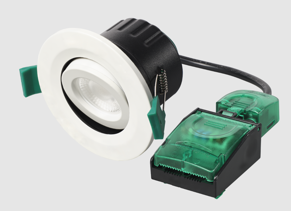 BELL FIRESTAY 5W/7W IP65 Hvit LED-downlight 2-trinn effektvalg 5W / 7W  4-trinn CCT /827/830/840/860 CRI85 Tilbehør frontringer og nødlys Art.nr.08190V2