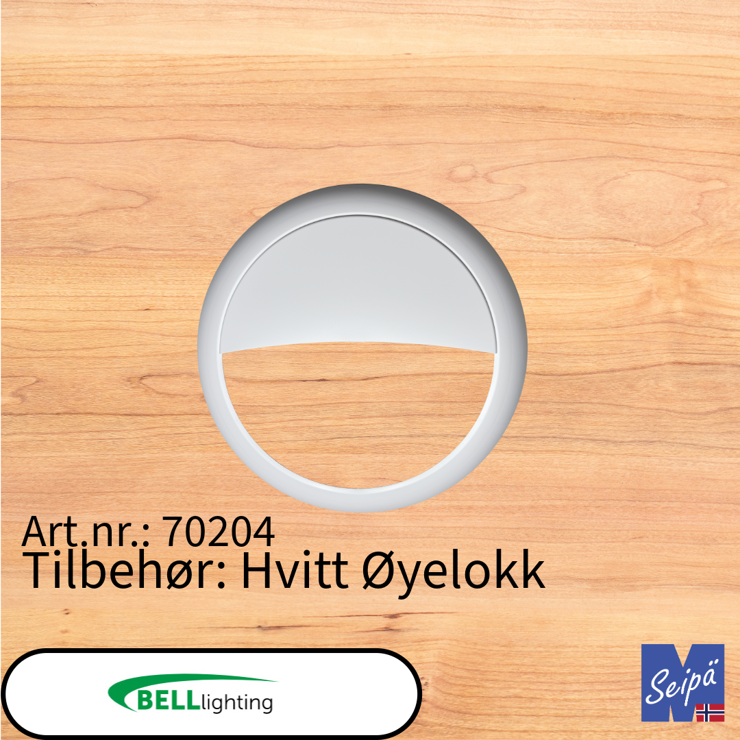 BELL AQUA CONNECT IP65 Bulkhead Hvit & Sort rund MultiLumen 9W-12W-16W 1.080-2.240 lm MultiKelvin 3K/4K/5K/6K tilbehør sort dekorring & sort hvit øyelokk & plug in nødlys-kit 3T selv-test & MW-sensor & fjernkontroll 50.000 timer 7 års garanti Art.nr.70200