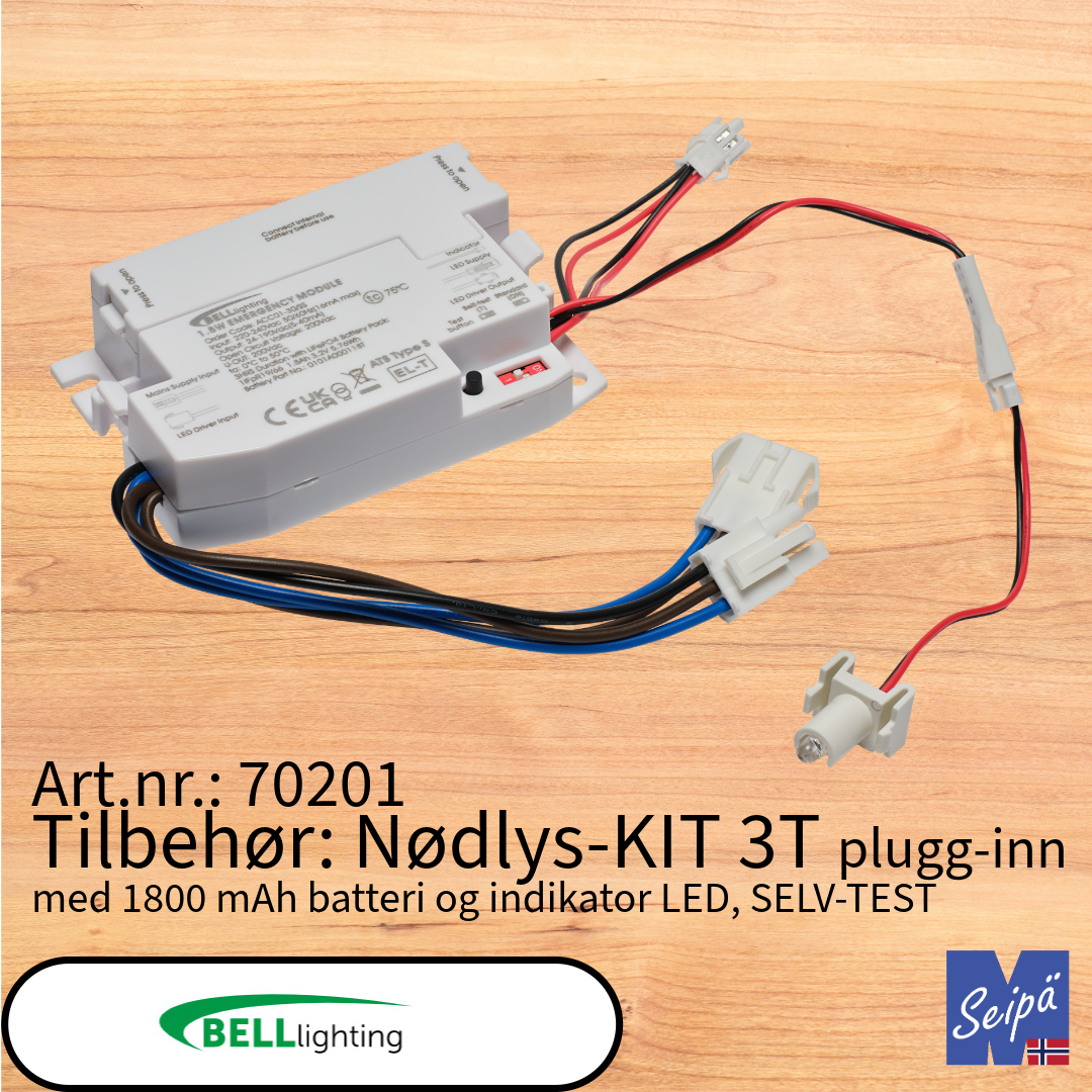 BELL AQUA CONNECT IP65 Bulkhead Hvit & Sort rund MultiLumen 9W-12W-16W 1.080-2.240 lm MultiKelvin 3K/4K/5K/6K tilbehør sort dekorring & sort hvit øyelokk & plug in nødlys-kit 3T selv-test & MW-sensor & fjernkontroll 50.000 timer 7 års garanti Art.nr.70200