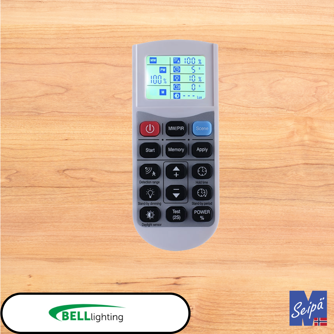 BELL ILLUMINA ATLAS tilbehør sensorer fjernontroll og CASAMBI for LED High Bay 60W-200W
