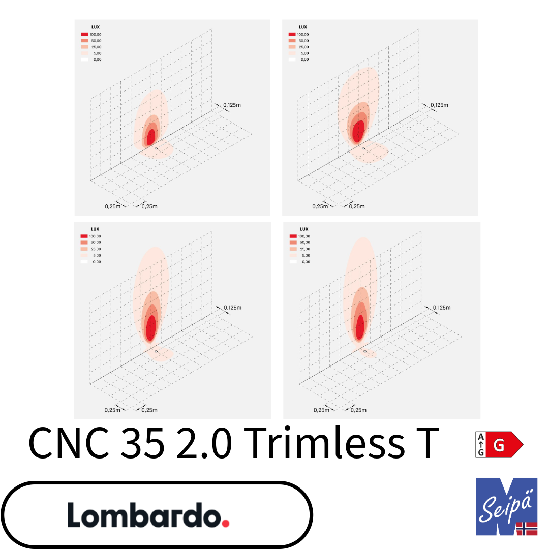 LOMBARDO CNC 35 2.0 Trimless T LT15851D1