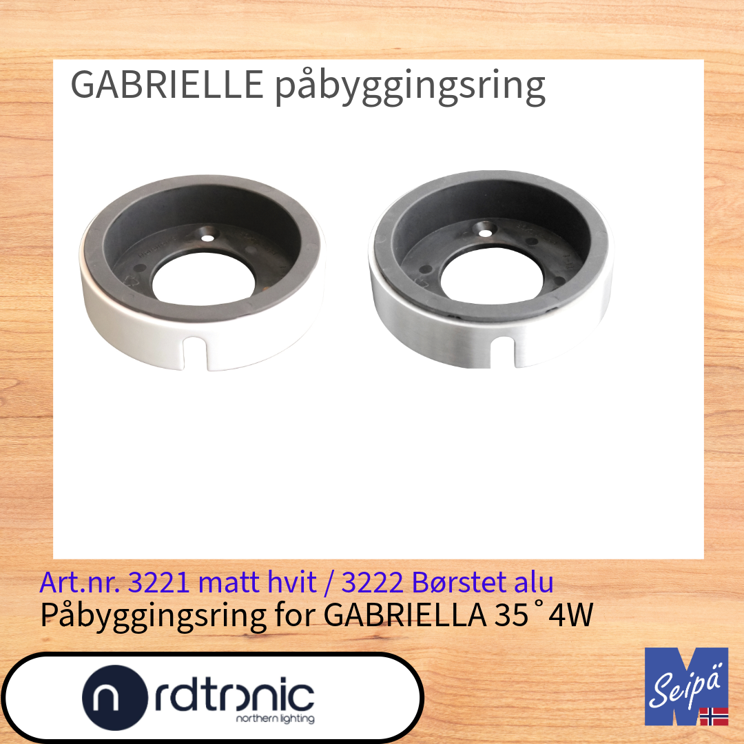 NORDTRONIC tilbehør GABRIELLA & plug&play utstyr benkbelysning