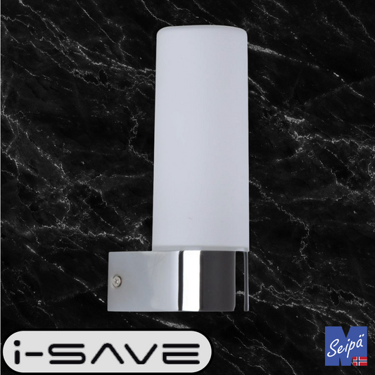 I-SAVE CYLINDER IP44 krom / opal 1xG9 maks 33W 1402-CD