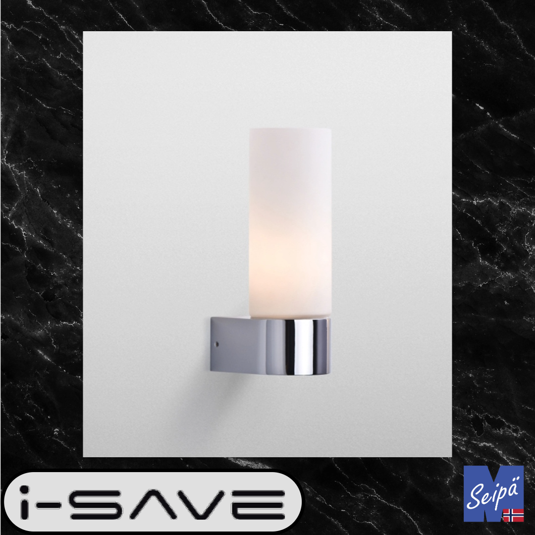 I-SAVE CYLINDER IP44 krom / opal 1xG9 maks 33W 1402-CD