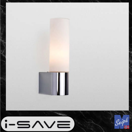 I-SAVE TUBE IP44 krom / opal 1xE14 maks 40W 1407