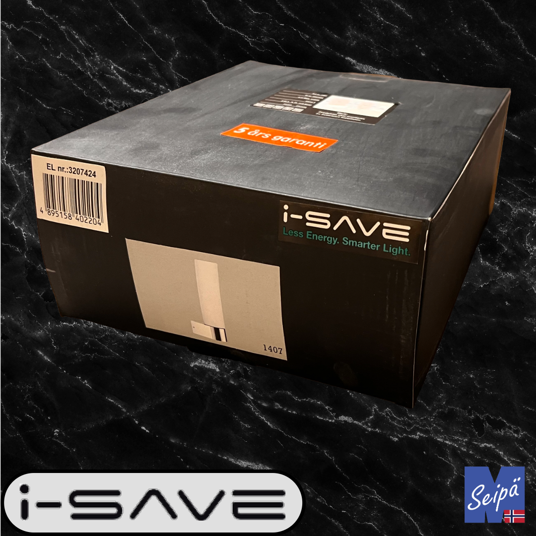 I-SAVE TUBE IP44 krom / opal 1xE14 maks 40W 1407