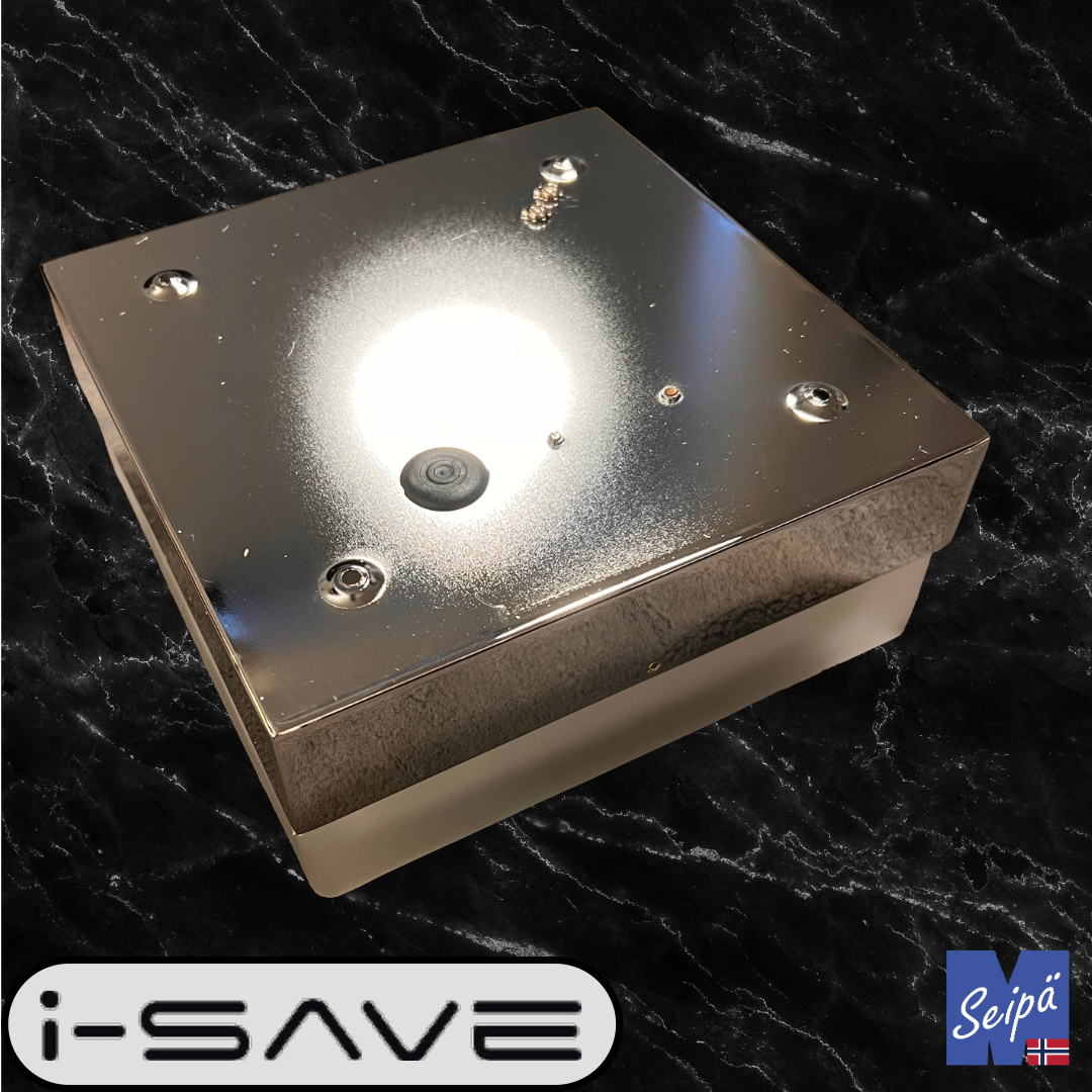 I-SAVE BASE LINE IP44 krom / opal 1xE27 maks 60W 3103