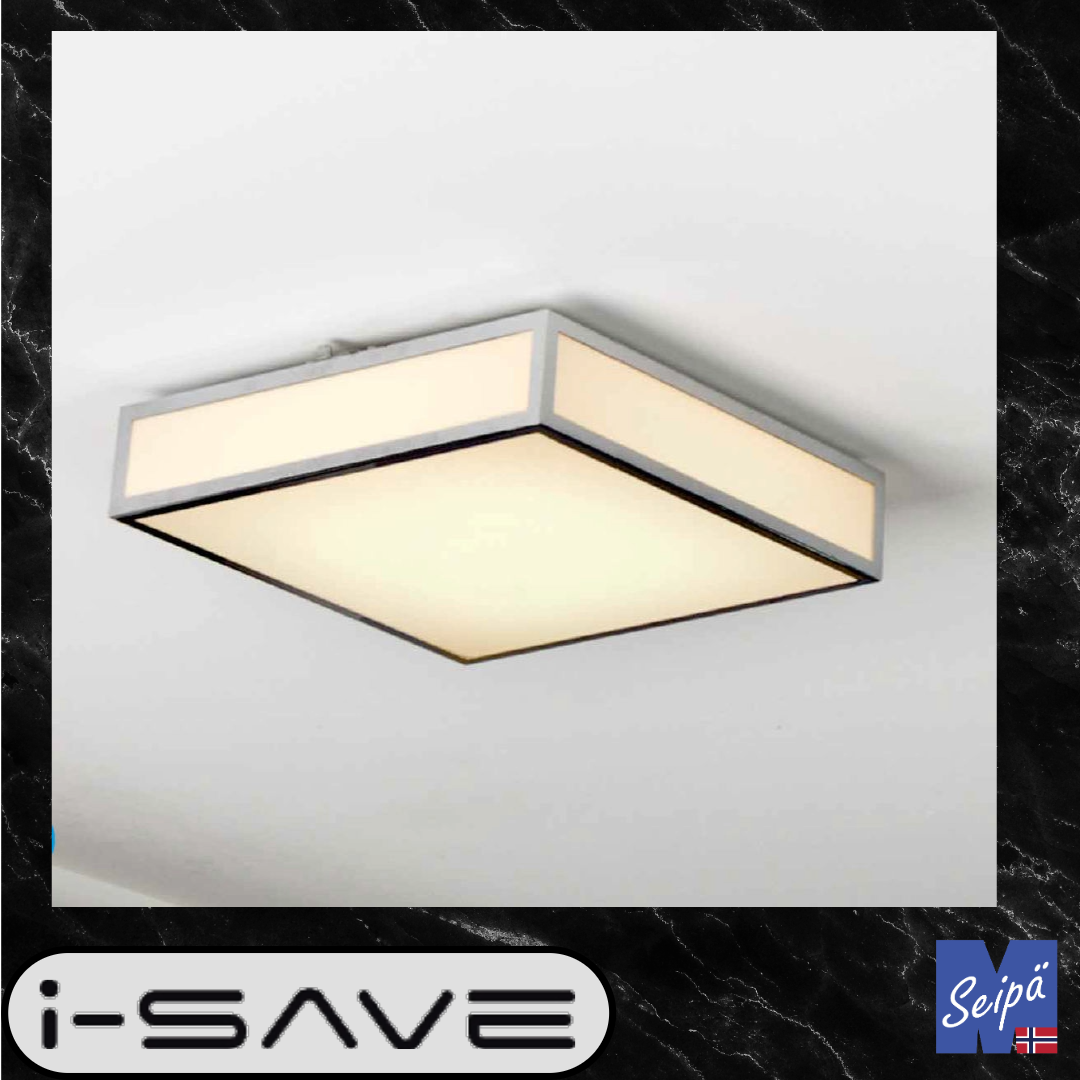 I-SAVE BASE EDGE IP44 krom / akryl 1xE27 maks 1x33W 3111