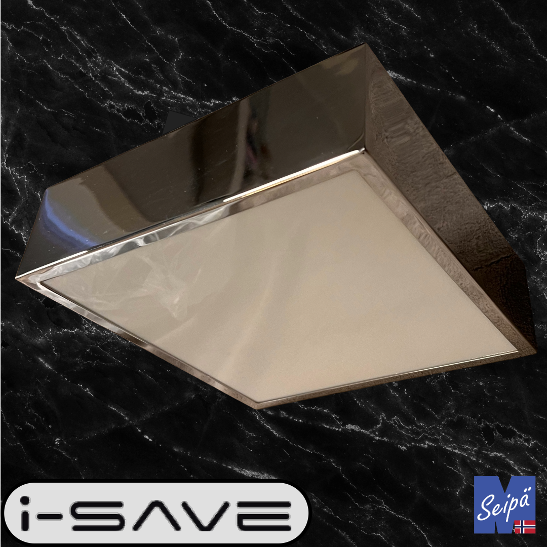 I-SAVE BASE FRAME IP44 krom / akryl 1xE27 maks 1x33W 3112