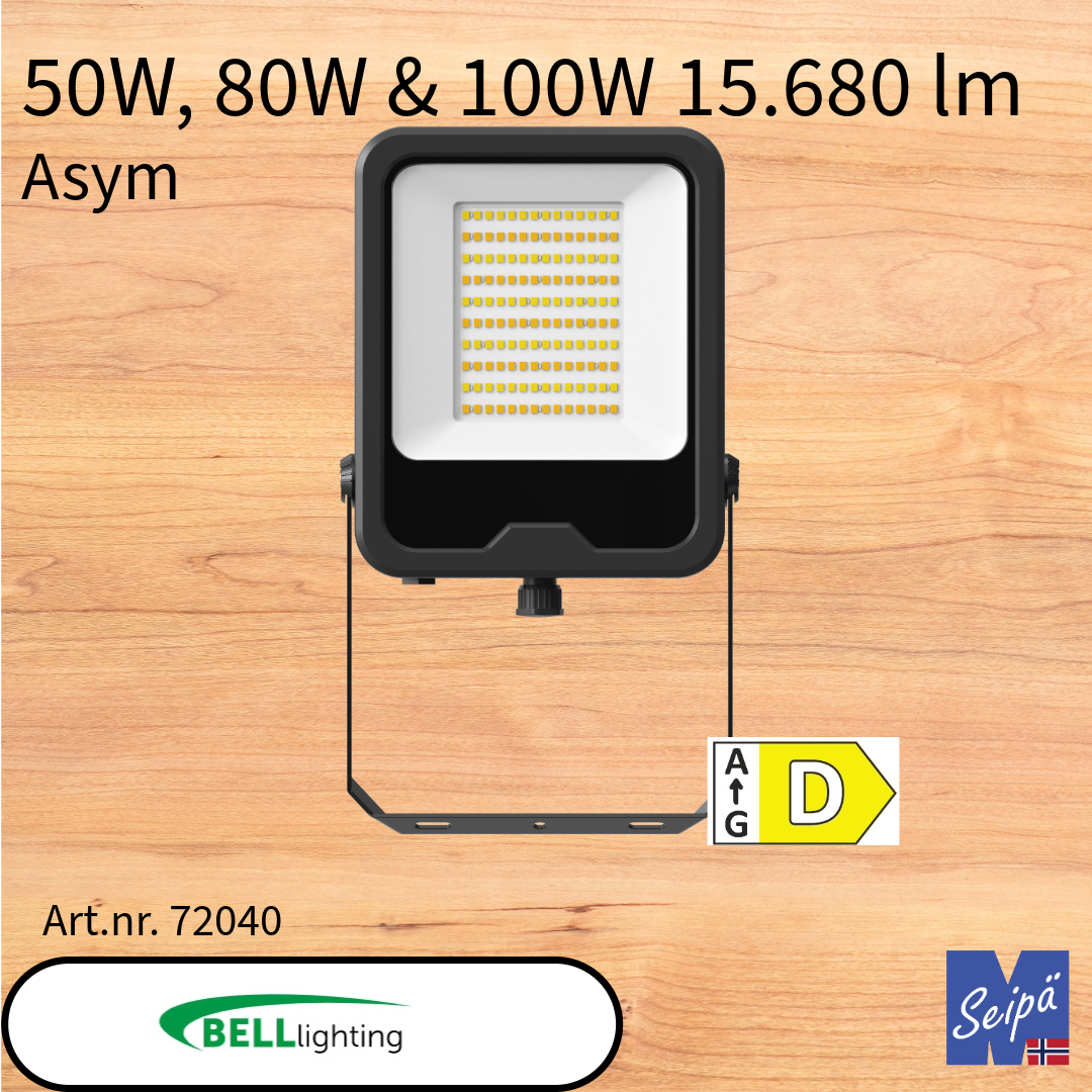 BELL SKYLINE OMNI LED-lyskaster /830/840/850 CRI80 alt med multilumen & sensor eller fotocelle