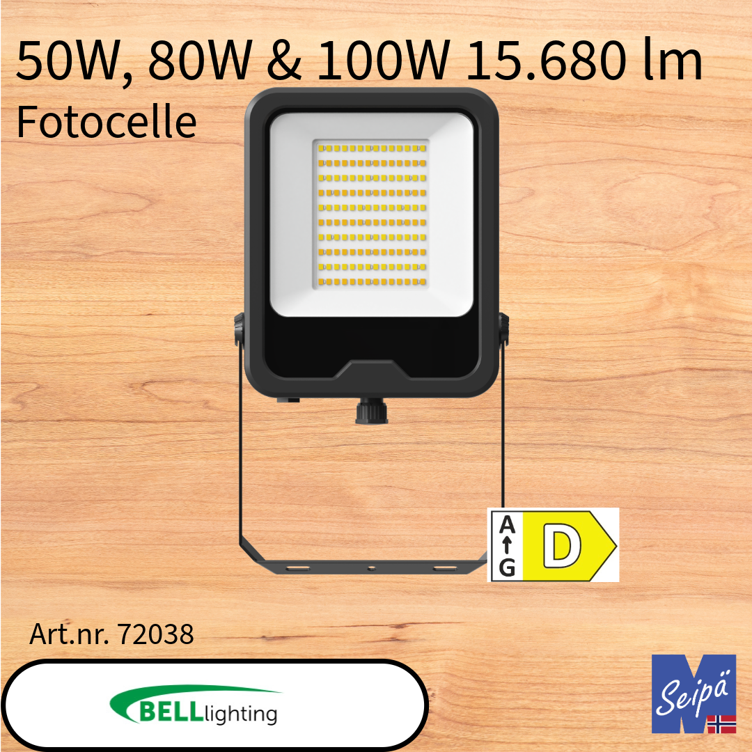 BELL SKYLINE OMNI LED-lyskaster /830/840/850 CRI80 alt med multilumen & sensor eller fotocelle