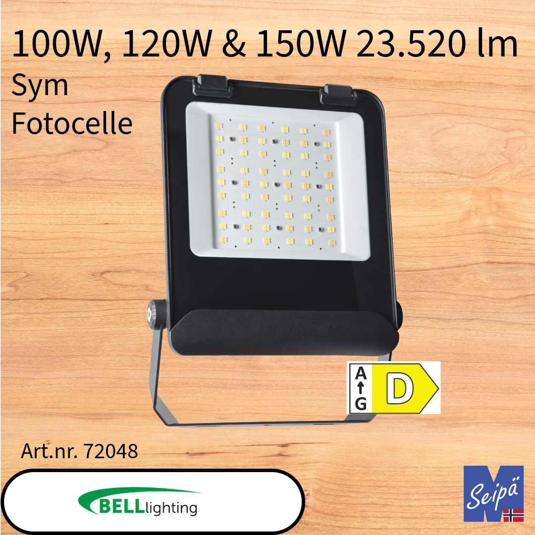 BELL SKYLINE OMNI LED-lyskaster /830/840/850 CRI80 alt med multilumen & sensor eller fotocelle