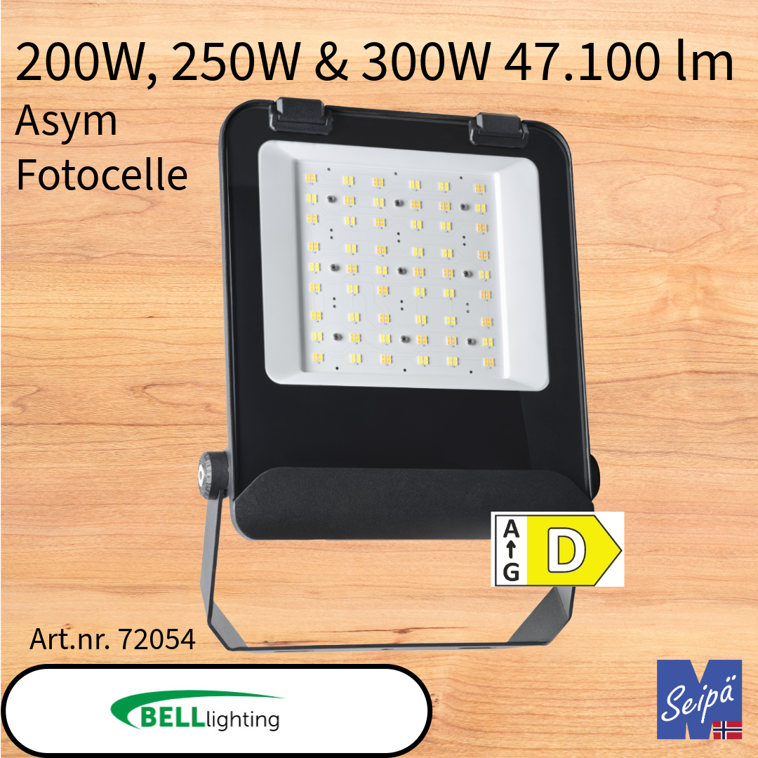 BELL SKYLINE OMNI LED-lyskaster /830/840/850 CRI80 alt med multilumen & sensor eller fotocelle